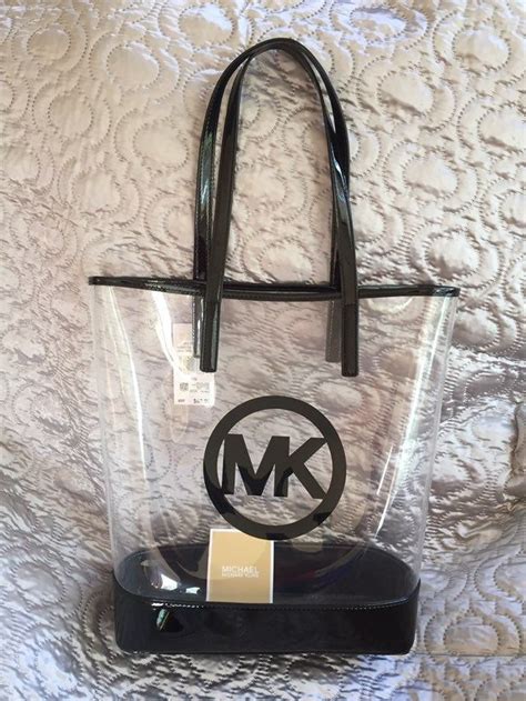 mk clear bag|michael kors clear bags.